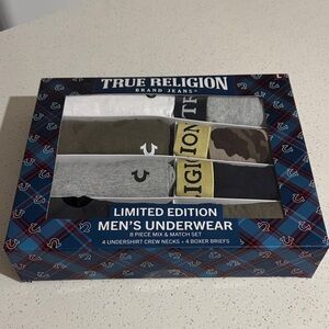 True Religion Men's Boxer Briefs - Black, Gray, Green, Camouflage